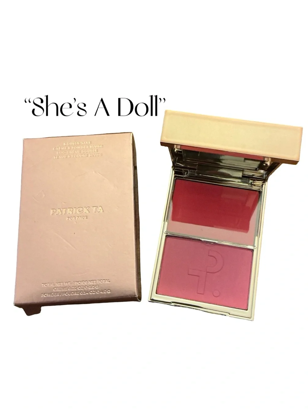 Patrick Ta Double Take Crème & Powder Blush